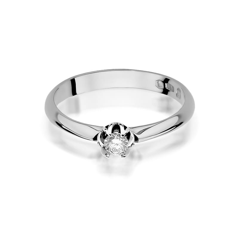 Inel Aur 9K cu Diamant Natural 0.10 ct, imaginea 6 din 8