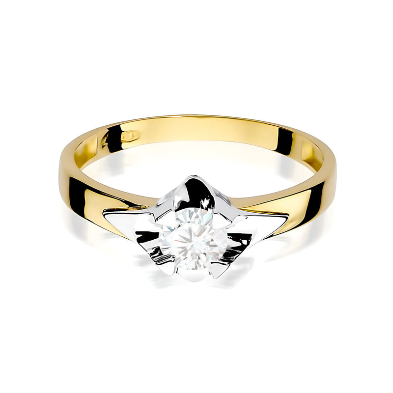 Inel Aur 9K cu Diamant Natural 0.50 ct, imaginea 2 din 8