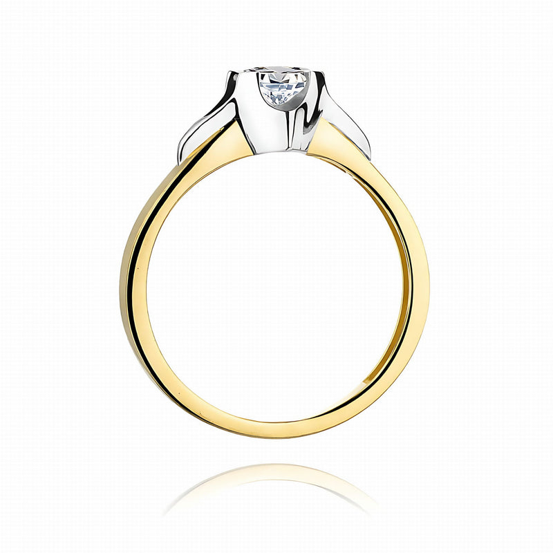 Inel Aur 9K cu Diamant Natural 0.50 ct, imaginea 3 din 8