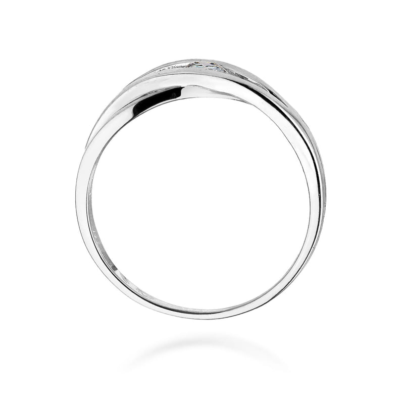 Inel Aur 9K cu Diamant Natural 0.10 ct, imaginea 7 din 8