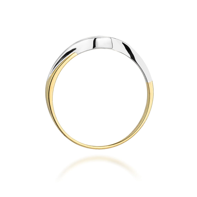 Inel Aur 9K cu Diamant Natural 0.05 ct, imaginea 3 din 11
