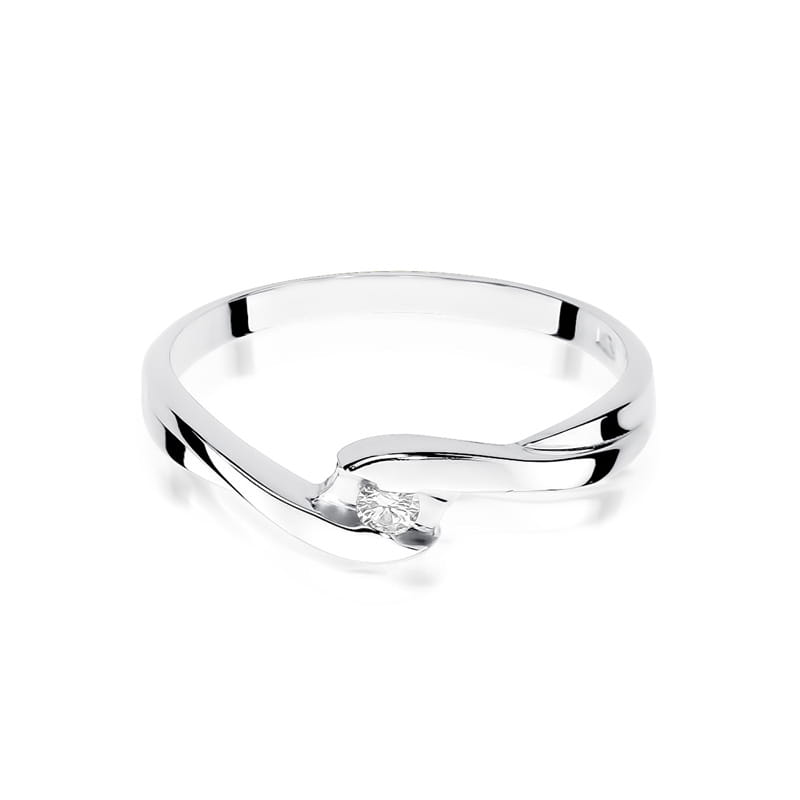 Inel Aur 9K cu Diamant Natural 0.05 ct, imaginea 9 din 11