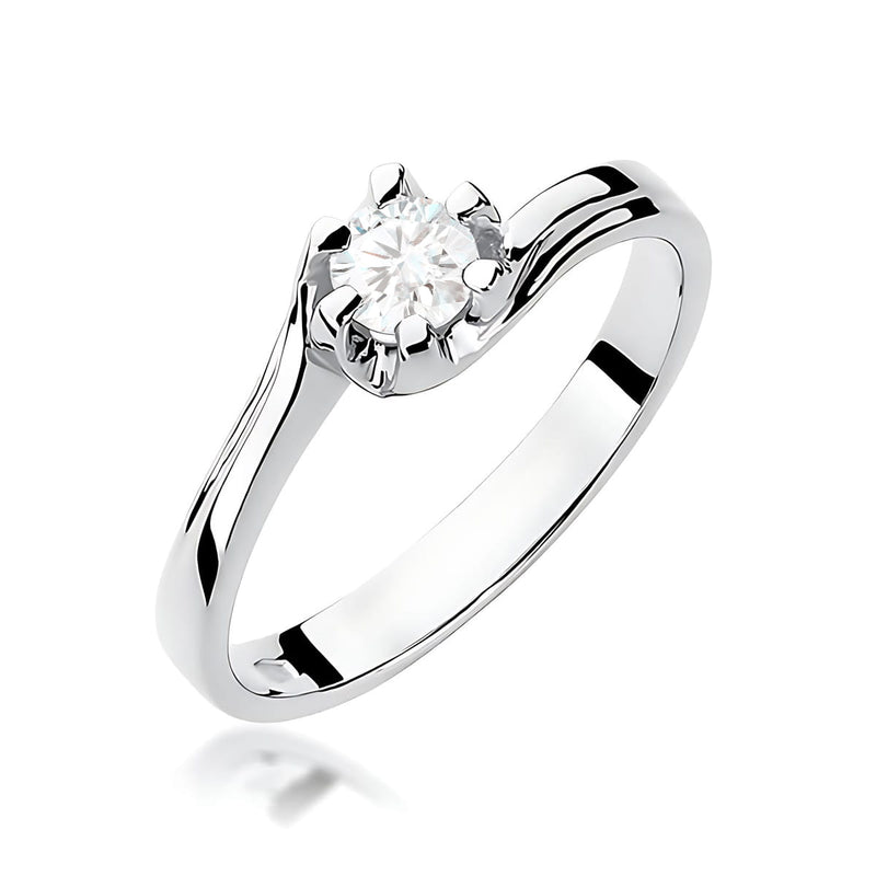 Inel Aur 9K cu Diamant Natural 0.30 ct, imaginea 5 din 8