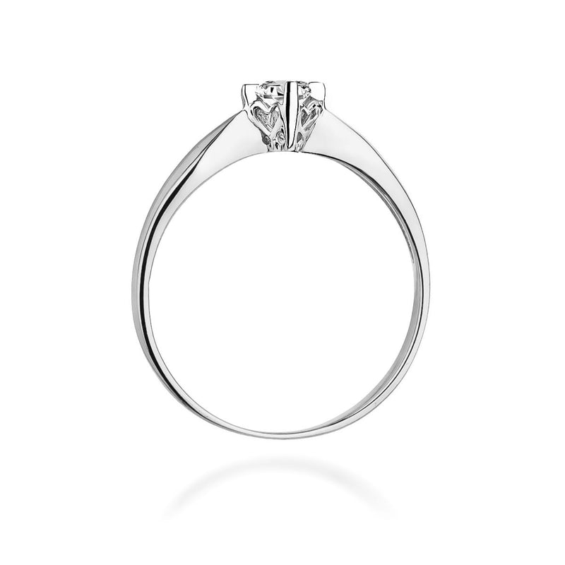 Inel Aur 9K cu Diamant Natural 0.12 ct, imaginea 7 din 8