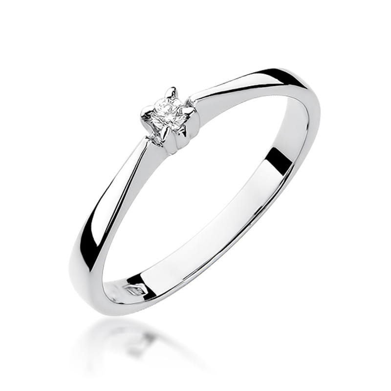 Inel Aur 9K cu Diamant Natural 0.03 ct, imaginea 5 din 8
