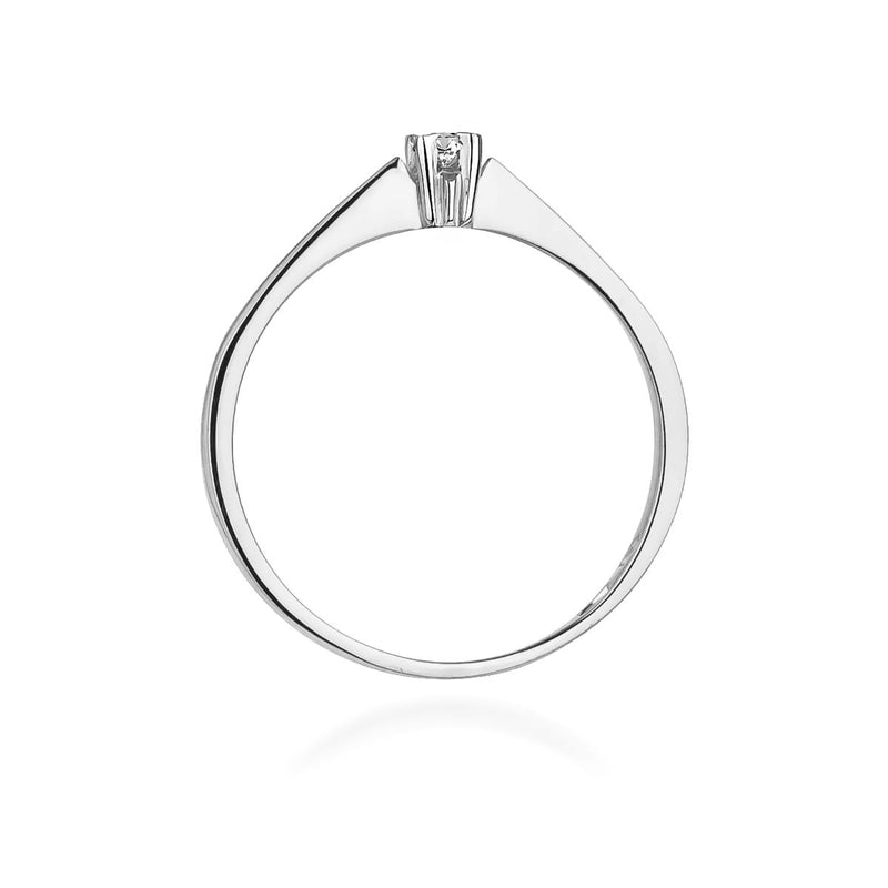 Inel Aur 9K cu Diamant Natural 0.03 ct, imaginea 7 din 8