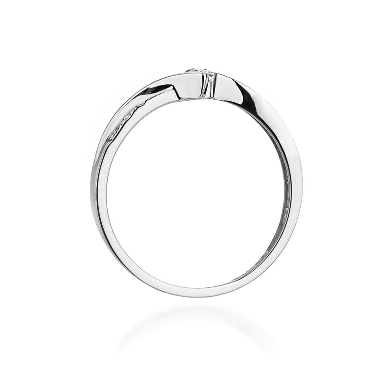 Inel Aur 9K cu Diamante Naturale 0.16 ct, imaginea 7 din 8