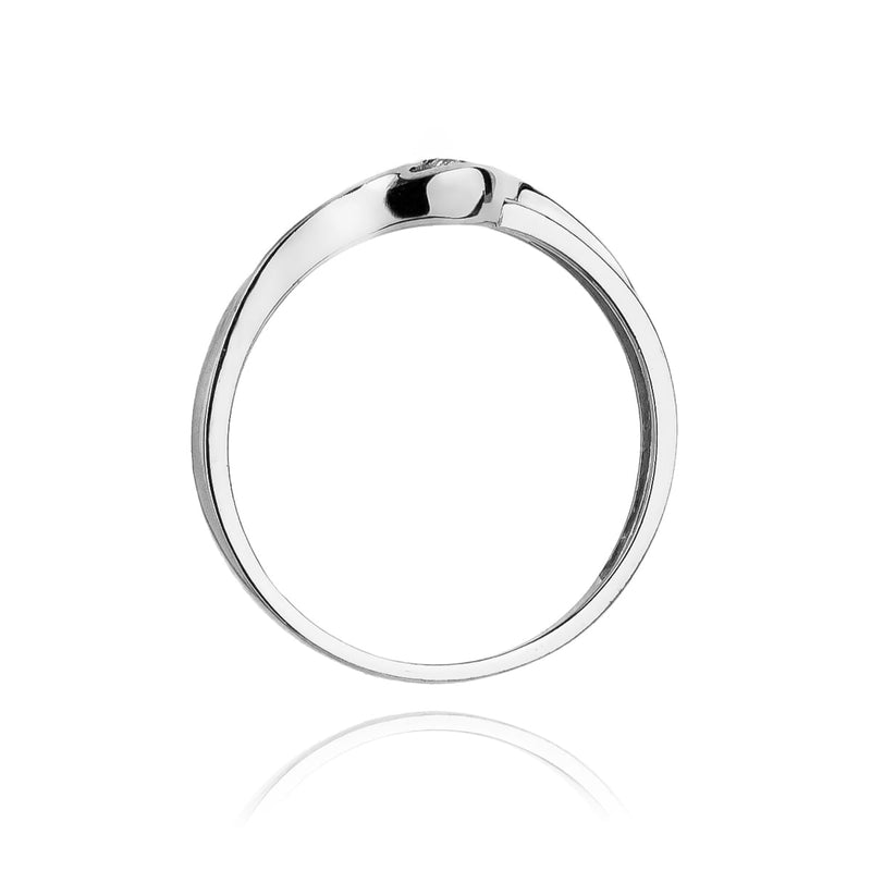 Inel Aur 9K cu Diamant Natural 0.04 ct, imaginea 7 din 8