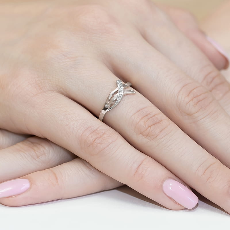 Inel Aur 9K cu Diamante Naturale 0.02 ct, imaginea 8 din 8