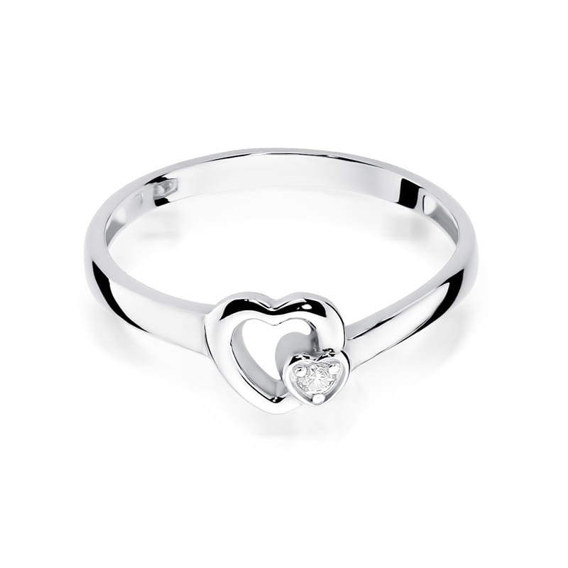 Inel Aur 9K cu Diamant Natural 0.02 ct, imaginea 6 din 8