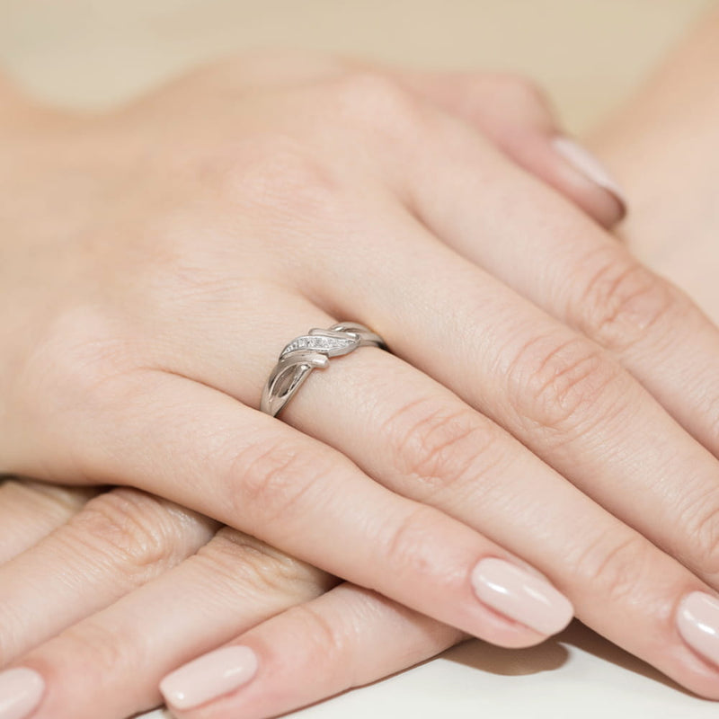 Inel Aur 9K cu Diamante Naturale 0.02 ct, imaginea 8 din 8
