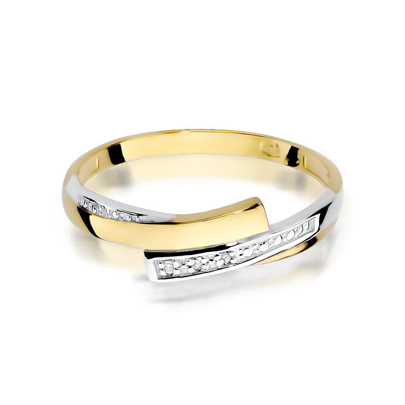 Inel Aur 9K cu Diamante Naturale 0.02 ct, imaginea 2 din 8