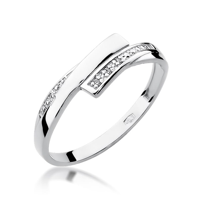 Inel Aur 9K cu Diamante Naturale 0.02 ct, imaginea 5 din 8