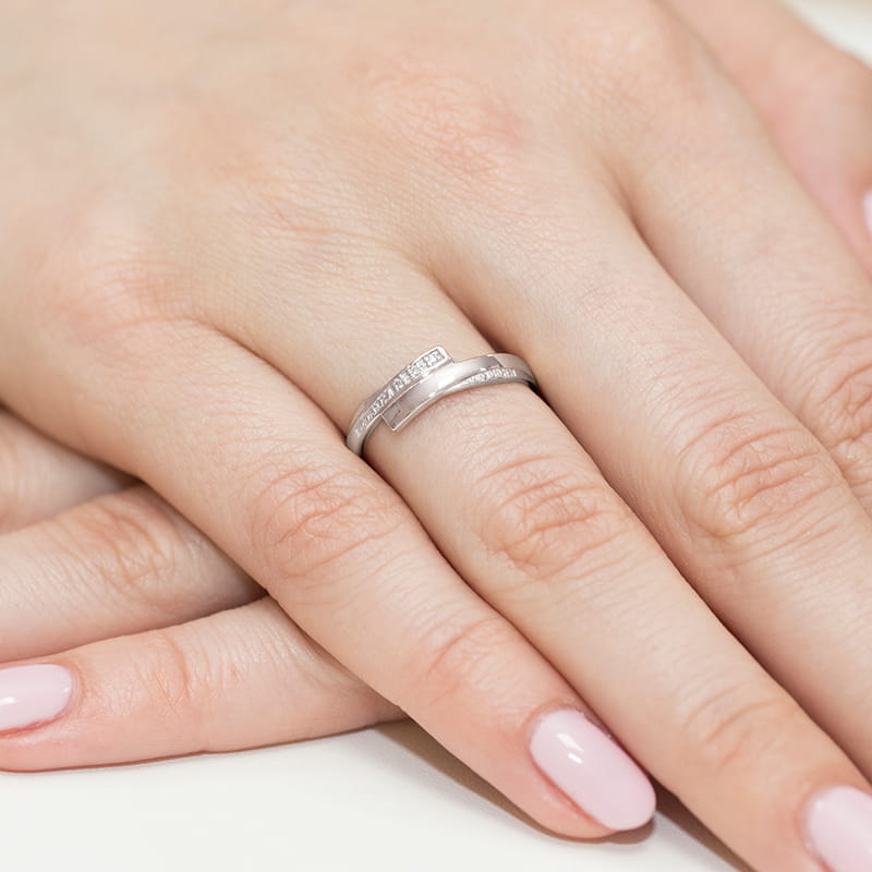 Inel Aur 9K cu Diamante Naturale 0.02 ct, imaginea 8 din 8