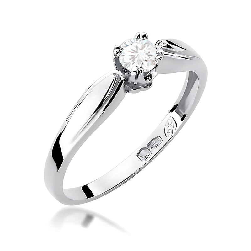 Inel Aur 9K cu Diamant Natural 0.24 ct, imaginea 5 din 8