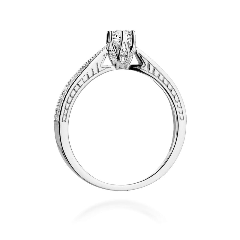 Inel Aur 9K cu Diamante Naturale 0.30 ct, imaginea 7 din 8