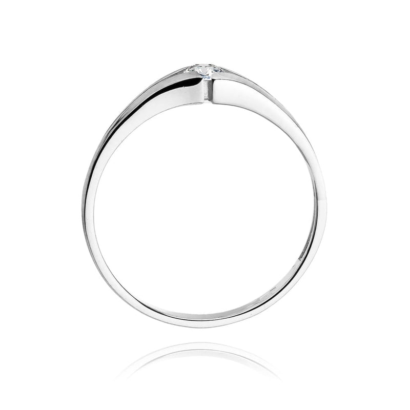 Inel Aur 9K cu Diamant Natural 0.10 ct, imaginea 7 din 7