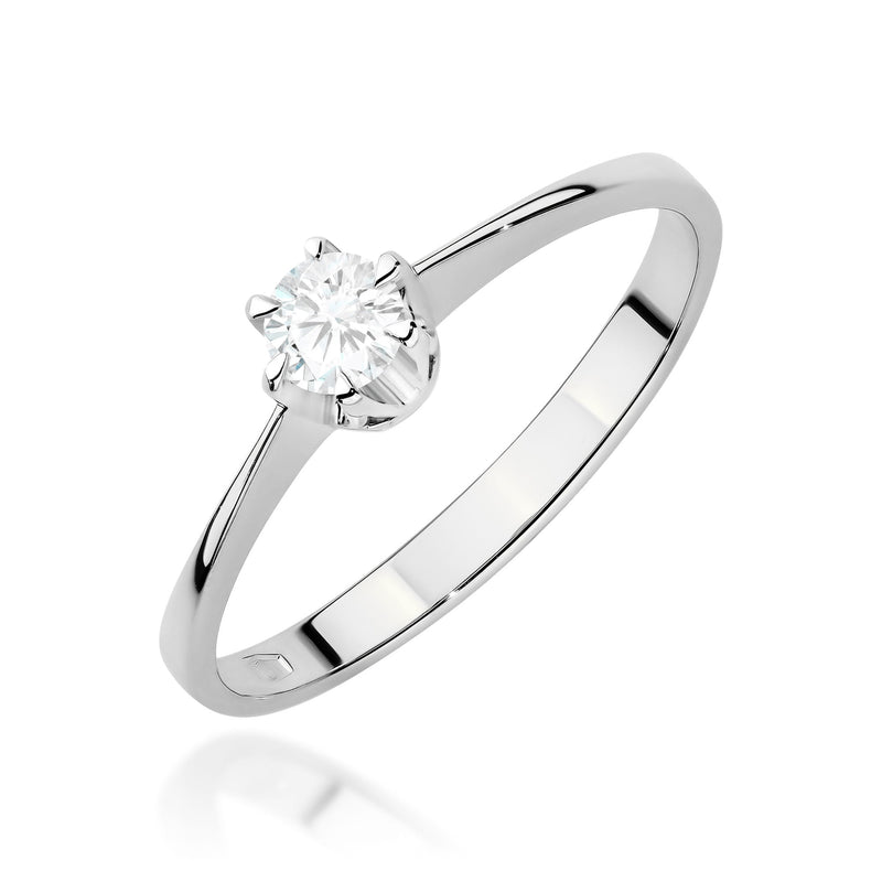 Inel Aur 9K cu Diamant Natural 0.20 ct, imaginea 5 din 8
