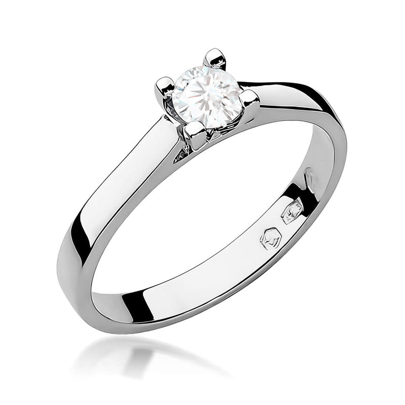 Inel Aur 9K cu Diamant Natural 0.20 ct, imaginea 5 din 8