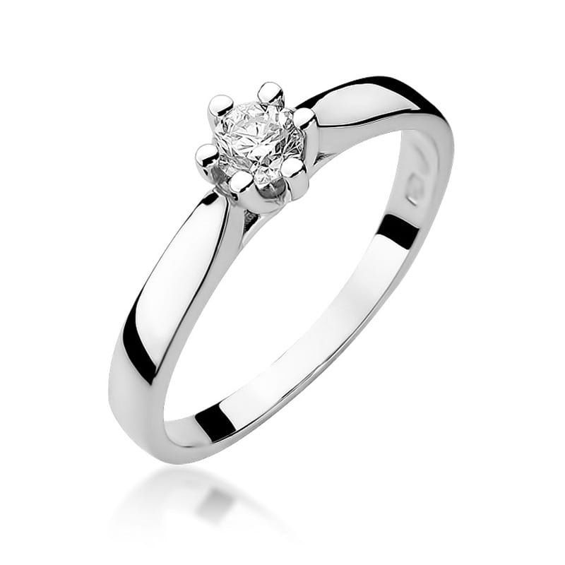 Inel Aur 9K cu Diamant Natural 0.23 ct, imaginea 5 din 8