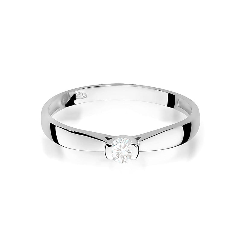 Inel Aur 9K cu Diamant Natural 0.10 ct, imaginea 5 din 7