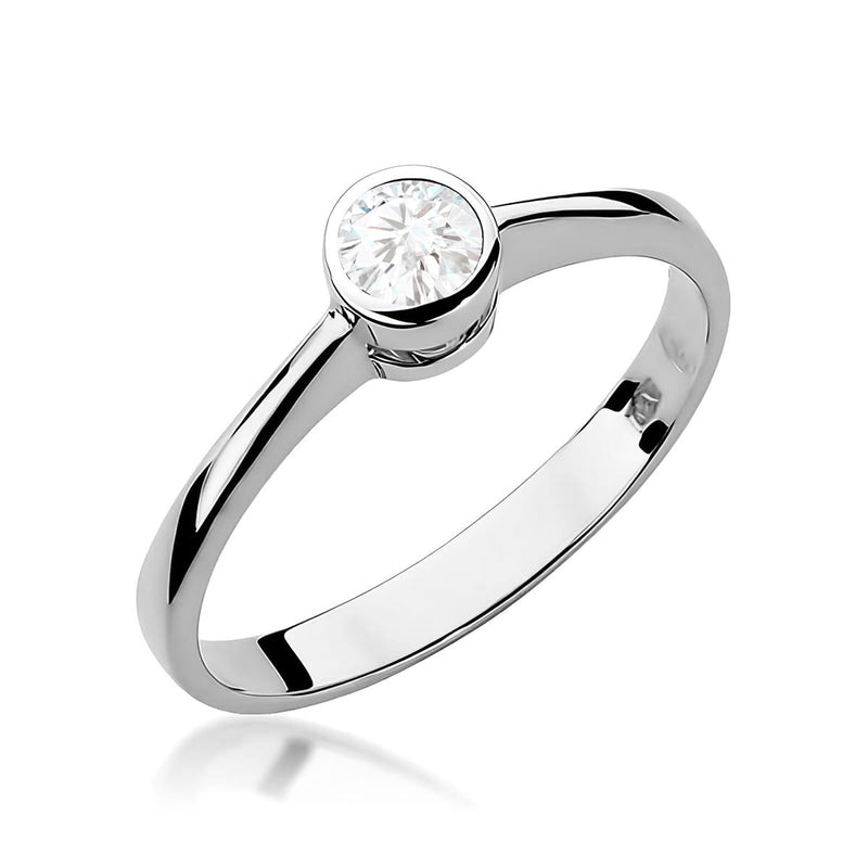 Inel Aur 9K cu Diamant Natural 0.25 ct, imaginea 5 din 8