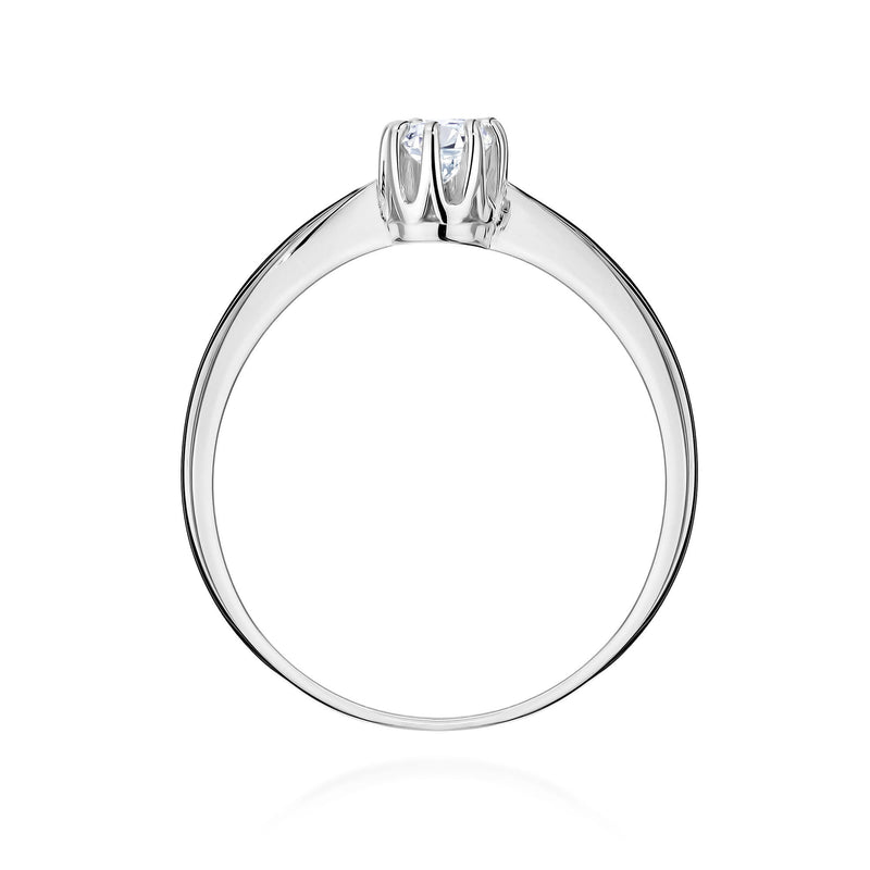 Inel Aur 9K cu Diamant Natural 0.15 ct, imaginea 6 din 6