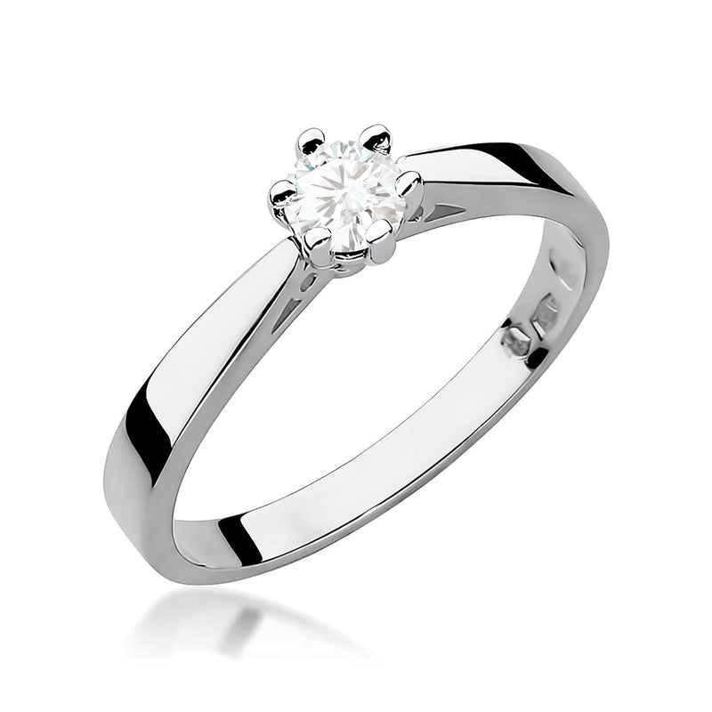 Inel Aur 9K cu Diamant Natural 0.25 ct, imaginea 4 din 6
