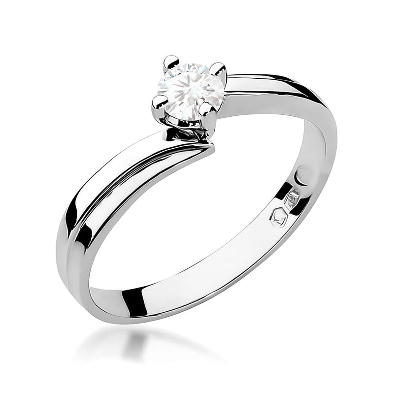 Inel Aur 9K cu Diamant Natural 0.30 ct, imaginea 5 din 8