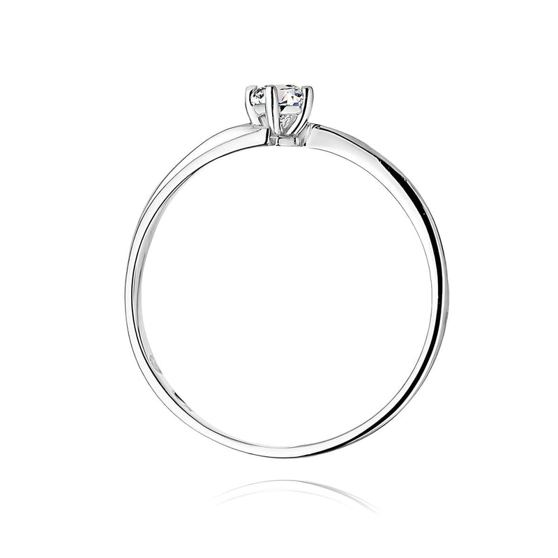 Inel Aur 9K cu Diamant Natural 0.10 ct, imaginea 7 din 8