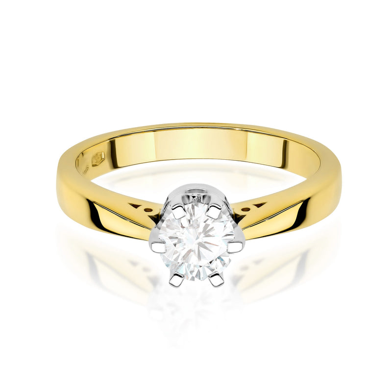 Inel Aur 9K cu Diamant Natural 1.00 ct, imaginea 2 din 9