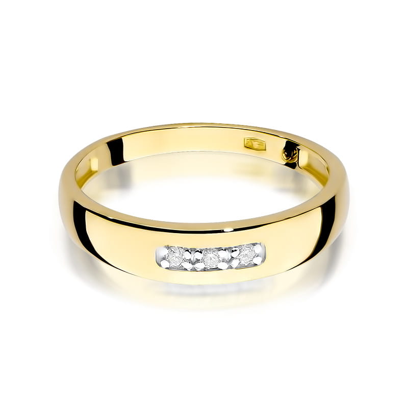 Inel Aur 9K cu Diamante Naturale 0.04 ct, imaginea 2 din 8
