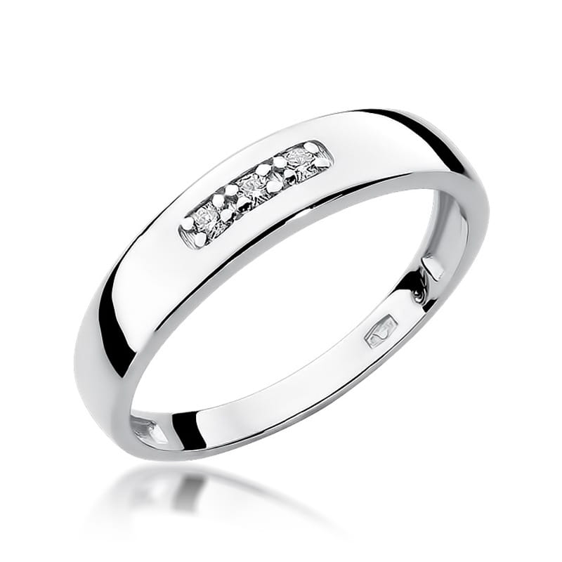 Inel Aur 9K cu Diamante Naturale 0.04 ct, imaginea 5 din 8