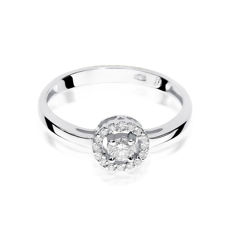 Inel Aur 9K cu Diamante Naturale 0.20 ct, imaginea 6 din 7