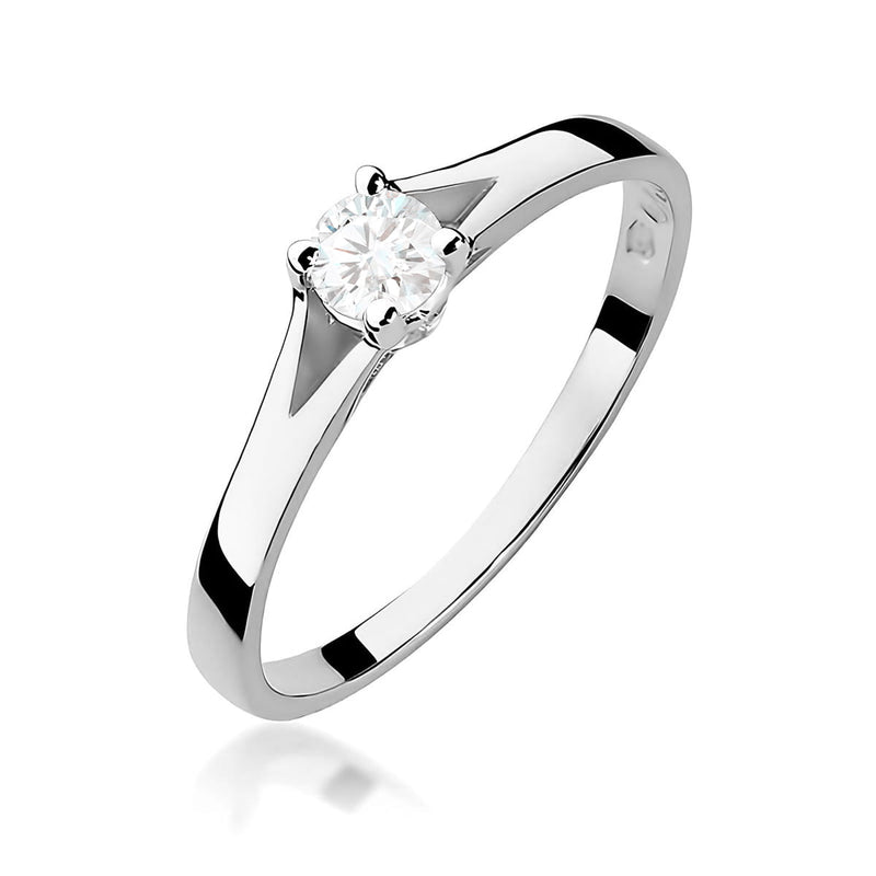 Inel Aur 9K cu Diamant Natural 0.20 ct, imaginea 5 din 8
