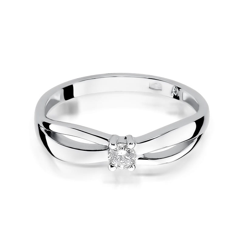Inel Aur 9K cu Diamant Natural 0.10 ct, imaginea 6 din 8