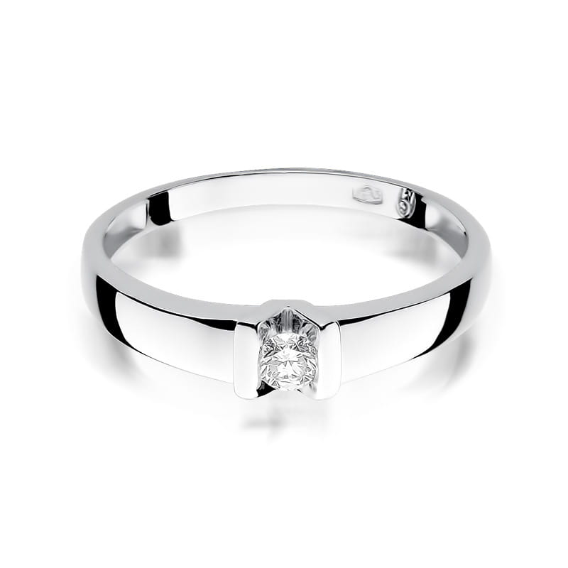 Inel Aur 9K cu Diamant Natural 0.10 ct, imaginea 6 din 8