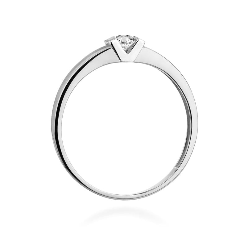 Inel Aur 9K cu Diamant Natural 0.10 ct, imaginea 7 din 8