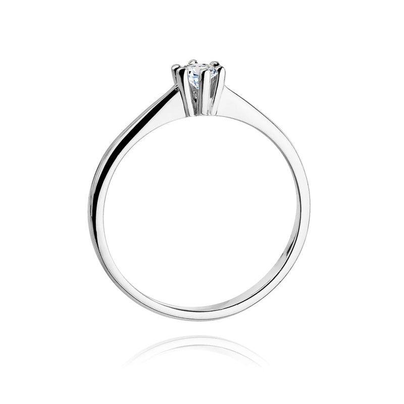 Inel Aur 9K cu Diamant Natural 0.15 ct, imaginea 7 din 7