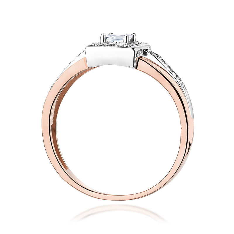 Inel Aur 9K cu Diamante Naturale 0.29 ct, imaginea 7 din 12