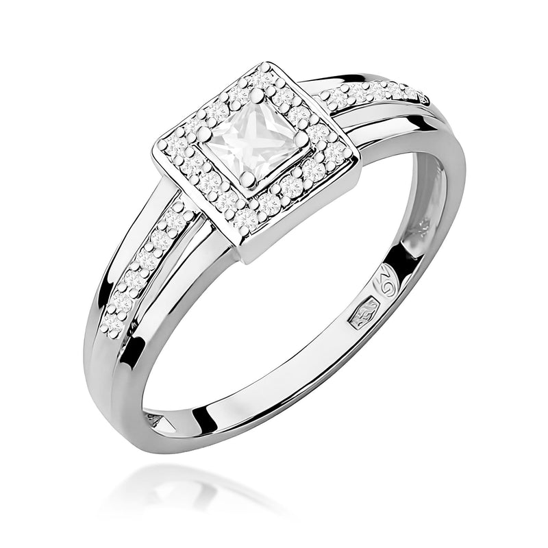 Inel Aur 9K cu Diamante Naturale 0.29 ct, imaginea 9 din 12