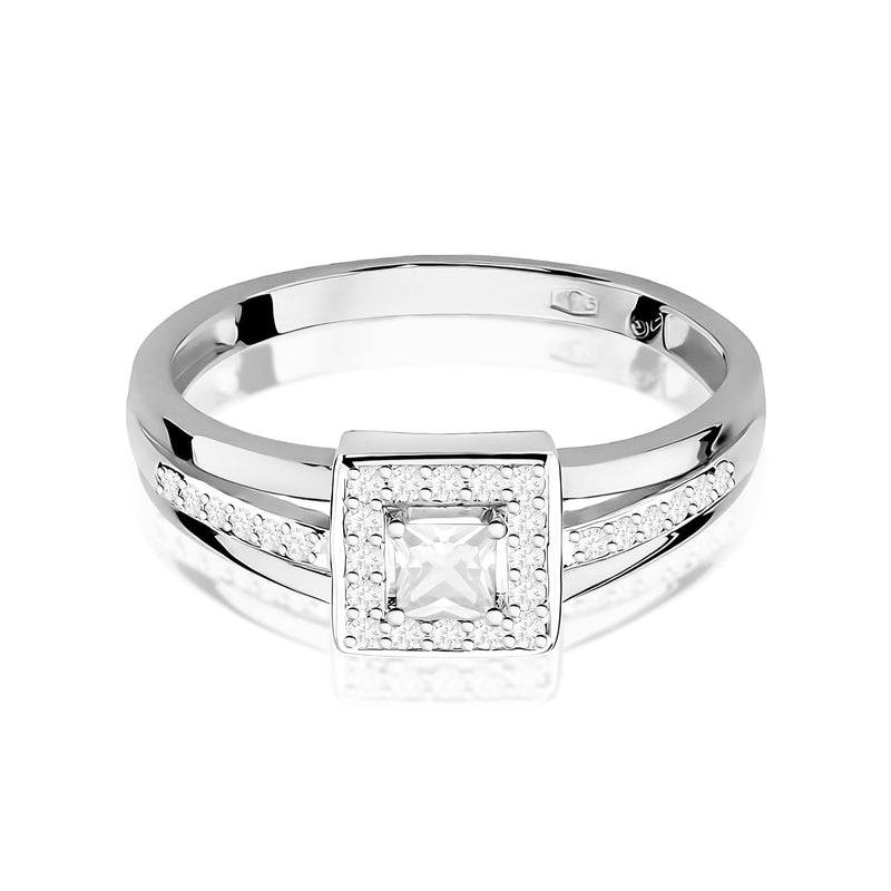 Inel Aur 9K cu Diamante Naturale 0.29 ct, imaginea 10 din 12