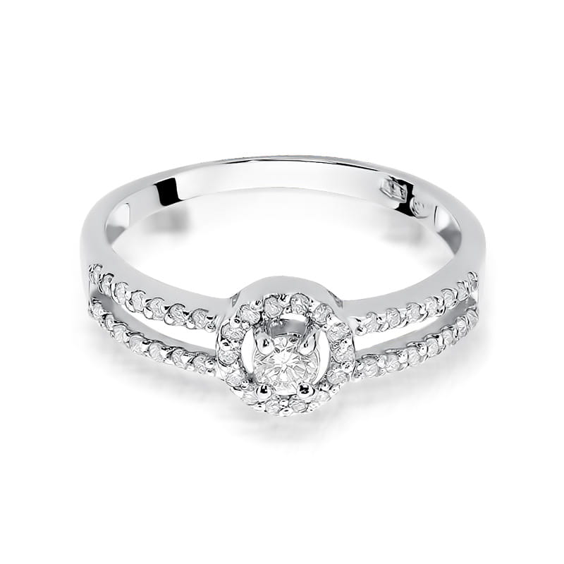 Inel Aur 9K cu Diamante Naturale 0.31 ct, imaginea 6 din 8