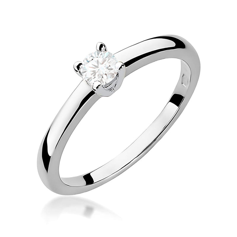 Inel Aur 9K cu Diamant Natural 0.20 ct, imaginea 5 din 8