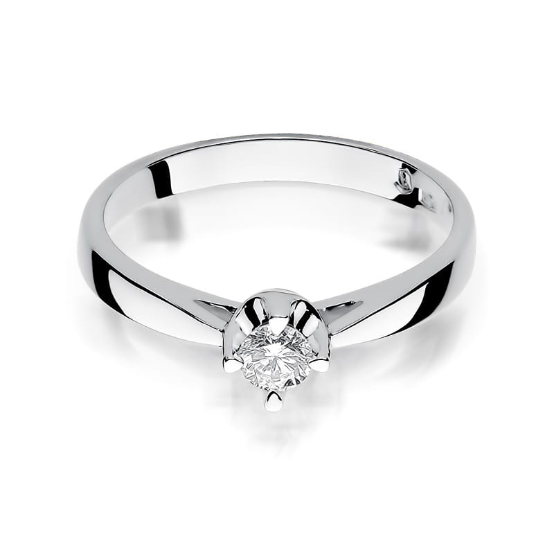 Inel Aur 9K cu Diamant Natural 0.20 ct, imaginea 10 din 12