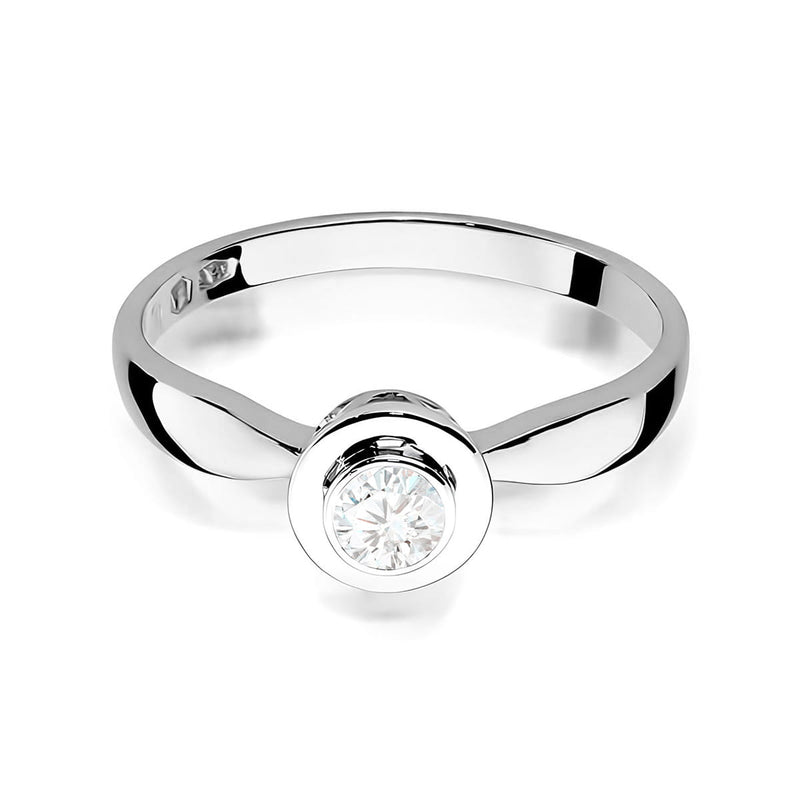 Inel Aur 9K cu Diamant Natural 0.20 ct, imaginea 6 din 8