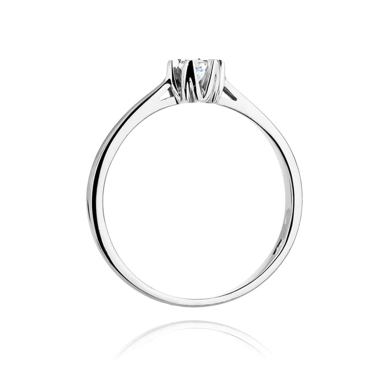 Inel Aur 9K cu Diamant Natural 0.12 ct, imaginea 7 din 7