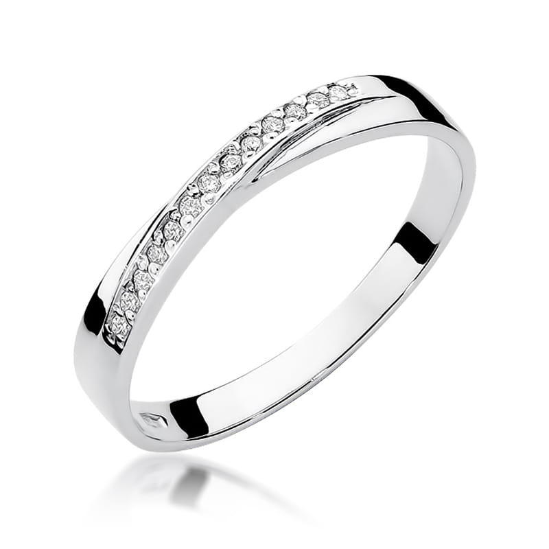 Inel Aur 9K cu Diamante Naturale 0.07 ct, imaginea 5 din 8