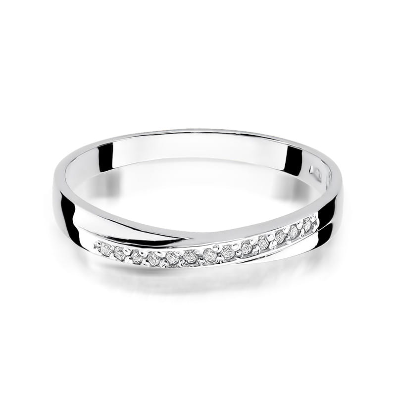 Inel Aur 9K cu Diamante Naturale 0.07 ct, imaginea 6 din 8