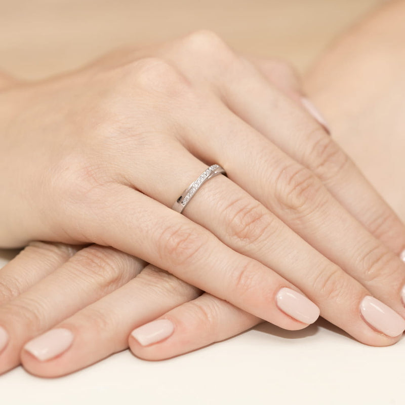 Inel Aur 9K cu Diamante Naturale 0.07 ct, imaginea 8 din 8